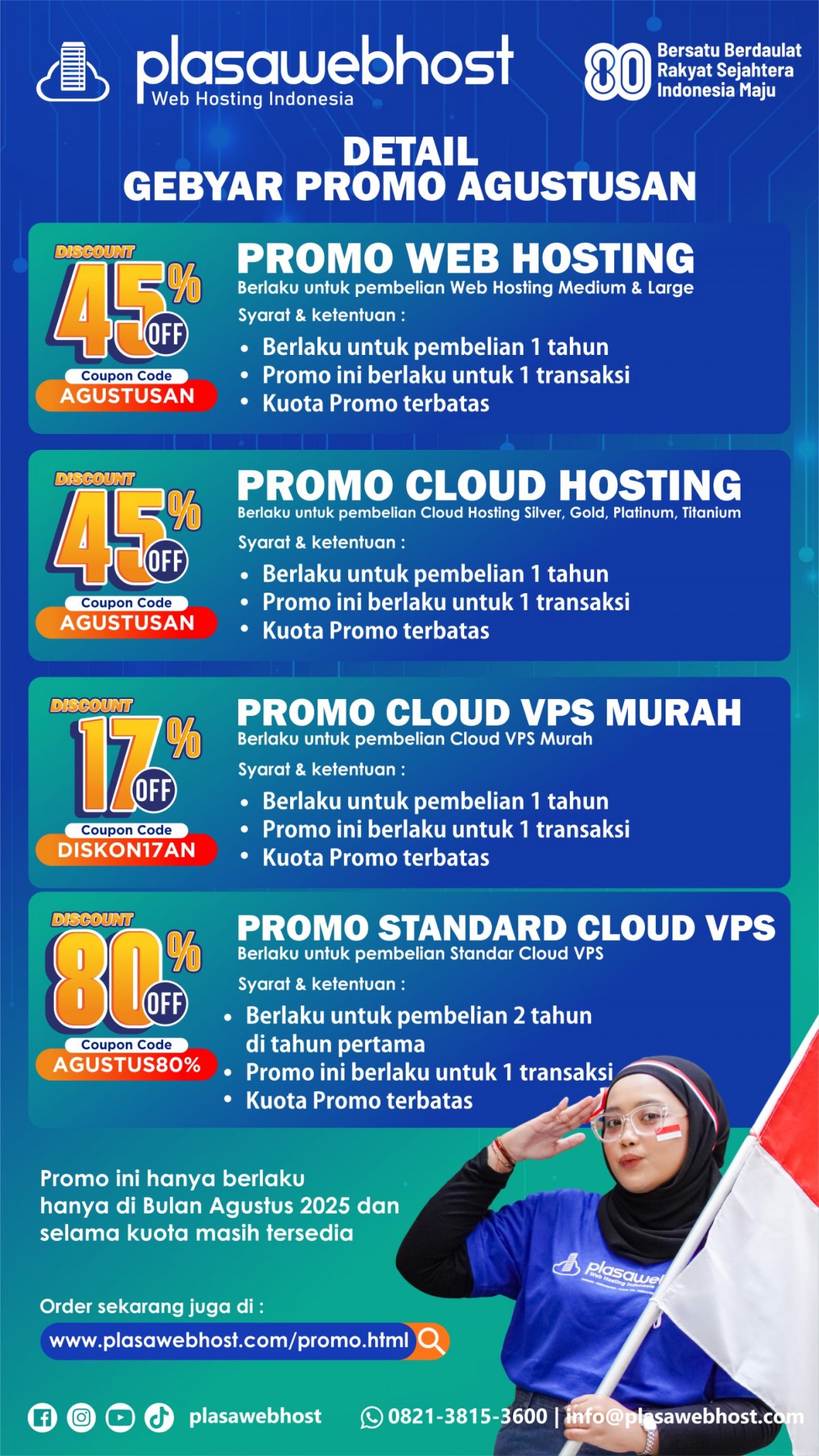 PROMO KEMERDEKAAN RI KE 80
